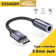 Essager 3.5mm Jack AUX to USB C Adapter Cable 3.5 Earphone Audio Converter with DAC