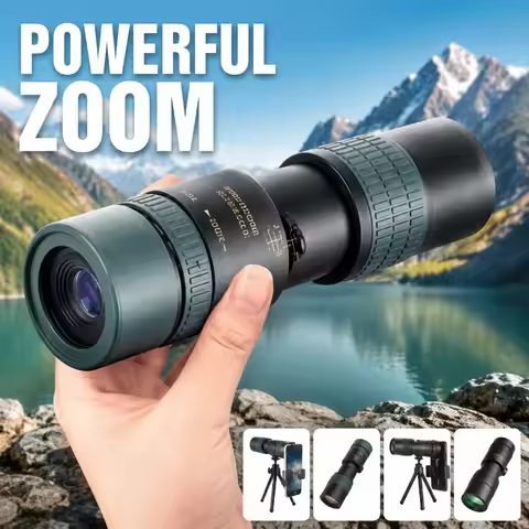 Monocular Telescope 10-300X Zoom High Definition BAK-4 Prism FMC Coating 30mm Objective Lens Portabl
