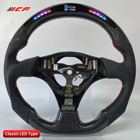 ICF 100% Real Carbon Fiber LED Steering Wheel for Toyota Supra MR-2 Spyder,Celica,Supra MK4 ALTEZAJZ