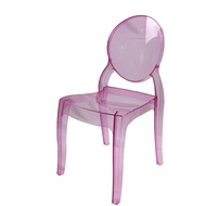 Minimalist Backrest Devil Chair Crystal Chair European Style Ghost Chair Transparent Acrylic Fashion