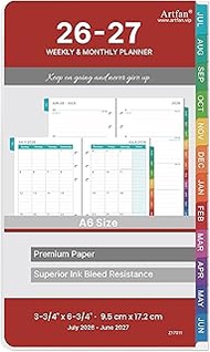 2025 Planner Refills - Planner Refills 2025 from Jan 2025 to Dec 2025, A6 Planner Inserts 2025, 3.75