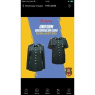 Baju Uniform Guru KRS Bush Jacket Lelaki dan Wanita  Baju No 2 ( Baju sahaja)