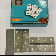 4" stainless steel folding hinge 9cm thin hinge 4 inches