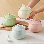 Ceramic Meat Oil Lard Jar Household High Temperature Resistant Hot Oil Chili Jar Oil Splash Spicy Ja