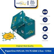 PaperOne 1 Box of A4 Paper Cheapest 75 Gram F4/ - 1 Box contains 5 Reams
