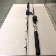 Hasamu fishing rod 4feet/kaki (Rock crystal/Rock fish)/Joran pancing