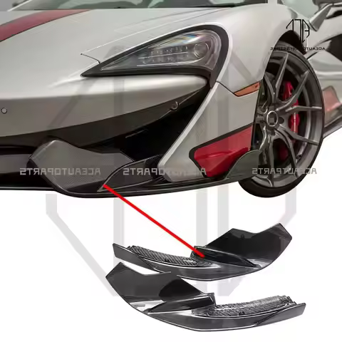 For McLaren 540c 570s Dry Carbon Fiber Front Vent Cover Body Kit 540c 570s Carbon Fiber Front Lip V 