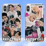 Stray Kids MAXIDENT Album Transparent Phone Case Black Phonecase Hyunjin Soft Cover SKZ Casing NOEAS
