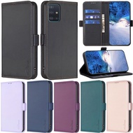 Luxury Casing For Samsung Galaxy A51 A71 A31 A41 A20 A30 A40 A50 A70 A30S A50S A70S Slim Book Wallet Soft Synthetic Leather Card Slot Flip Tpu Stand Phone Protect Skin Cover Case