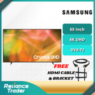 【FREE SHIPPING】Samsung 55 Inch AU8000 4K UHD Smart TV UA55AU8000KXXM - FREE HDMI CABLE & BRACKET