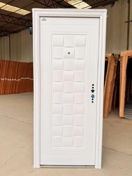 PINTU + KUSEN + HANDLE - BAHAN PLAT BAJA / PINTU BESI /PINTU PLAT BAJA / PINTU ALUMINIUM / PINTU KAM