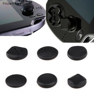 Fitow 6Pcs Silicone Ana Controller Thumb Stick Thumb Cap Protective Cover Case for Sony PlayStation Psvita PS Vita 1000/2000 FE