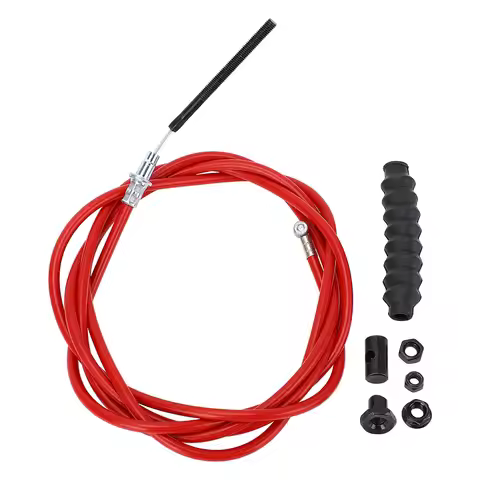 Electric Scooter Brake Cable Compatible Red Electric Scooter Brake Line Replacement Rust Resistant D