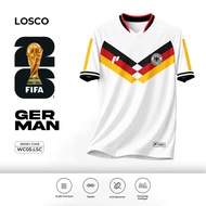 [ GERMANY HOME JERSEY ] Premium Dryfit Jersey Unisex GERMANY Jersey/ - LOSCO