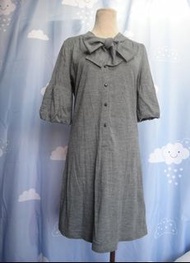 正品 PERNG YUH 芃諭 灰色 針織洋裝 size: L