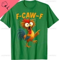 F Caw F Rooster Funny Bird Fcawf Chicken Whisperer Fawk Off T-Shirt Mens Clothing Print on Demand Co