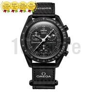 Swatch x Omega x Snoopy Bioceramic Moonswatch Mission To The Moonphase New Moon