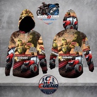 Baju Jersey Sobat Ngarit Full Printing Lengan Panjang Pakaian Olahraga Pria Jersey