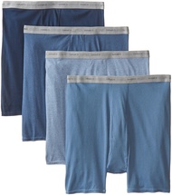 Hanes mens Assorted Boxer Briefs 4-Pack