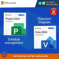 【NEW】 Microsoft Visio Project 2024 Standard/Professional ESD box bind account life-time use for Diag