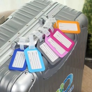 【2-4pcs】Travel Bag Tag Plastic Luggage Tags Suitcase Tags School Bag Tags