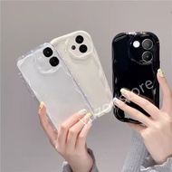 Soft Casing for VIVO IQOO Z9 Z9x V30e Y18 Y18s Y38 5G 4G Wave Shape Glossy Waterproof Phone Case Len