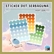Dot Sticker Round Sticker Pastel Color Color Dot Educational Toy Aesthetic Stickers M