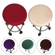 Elastic Round Chair Cover Spandex Removable Elastic Seat Covers Home Stretch Coffee Chair Slipcover Kitchen Bar Stool Cover