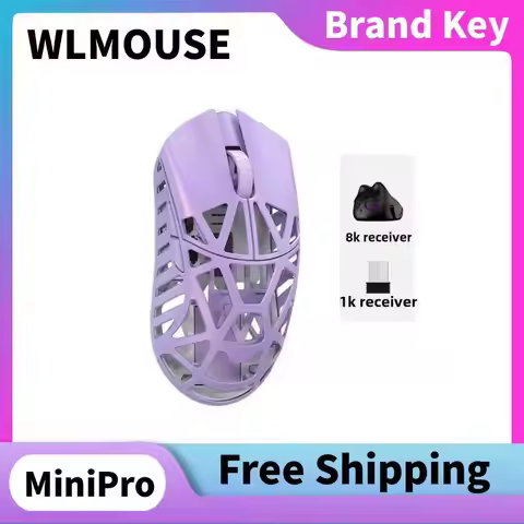 Wlmouse Beast X Mini Pro Magnesium Alloy 8000hz Wireless Gaming Mouse PAW3950HS Online Driver 30KDPI