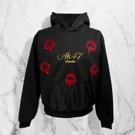 Angels’ Kisses - Angels’ Kisses Hoodie Italian cowhide dyed lipstick