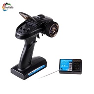 chulisia RC Transmitter And Radio Kit, Adjustable Racing Transmitter, 3-Channel RC Parts
