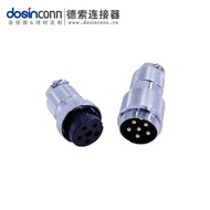 GX30 Aviation Plug 6-Core Male Plug Female Plug Butt Direct Aviation Plug Connector