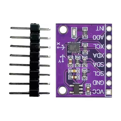 QMI8658 6-Axis IMU Sensor Module - High Accuracy Gyroscope & Accelerometer, Compatible with BMI160 M