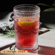 ETRONIK Loveyalty Sunflower Glass Cup 360 ML - YJ09