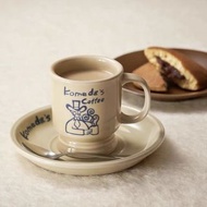 [日本直送] Komeda’s 咖啡杯+碟 Komedas coffee Komeda vintage fireking fire king 復古