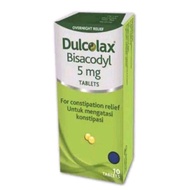 Dulcolax bisacodyl 5mg contains 10 tablets.