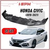 Honda Civic FC (2016-2021) Sport-Injected (Si) Front Lip Front Bumper Lips Bodykit Skirt Skirting Co