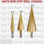 MATA 4-20MM HSS STEP DRILL BIT HSS STACKING DRILL BIT/ PAGODA DRILL BIT/
