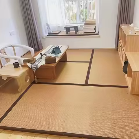 Japanese Tatami Coconut Palm Mat Stitching Mat Living Room Bedroom Homestay Thickened Floor Mat Japa