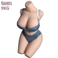 MANRITA 9kg Male sex toys Masturbation 3D Sex dolls orso Full Solid 70CM Real Size TPE Sex Dolls For Man Realistic Plump Breast Ass Pussy Doll Adult Toys