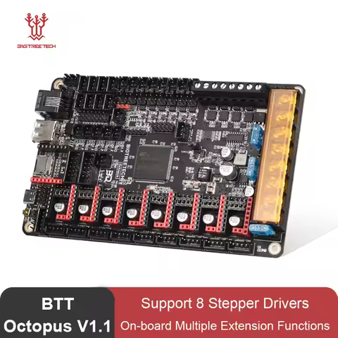 BIGTREETECH Octopus V1.1 3D Printer MotherBoard 32bit TMC2209 Run Klipper CAN BUS Control Board VS S