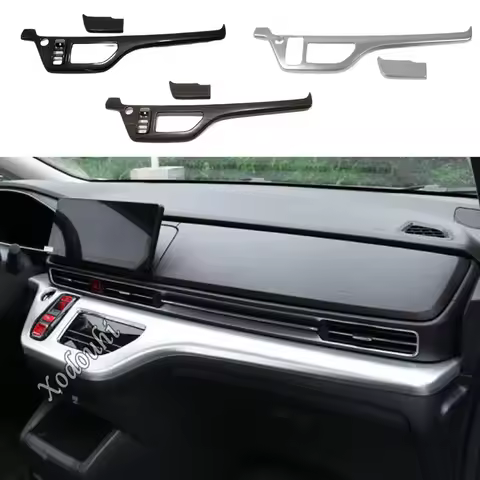 For Honda Odyssey 2022 2023 2024 Center Console Trim Frame Co-Pilot Glove Box ABS Plastic Accessorie