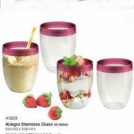 4'4271 Tupperware Allegra Seemlees Glass / tumbler 350ml / Eleganzia Mug/ Cawan Tupperware Exclusive