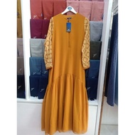 [Baru] Dress Gamis Mandjha Ivan Gunawan Mix Pattern Dress Size L Only