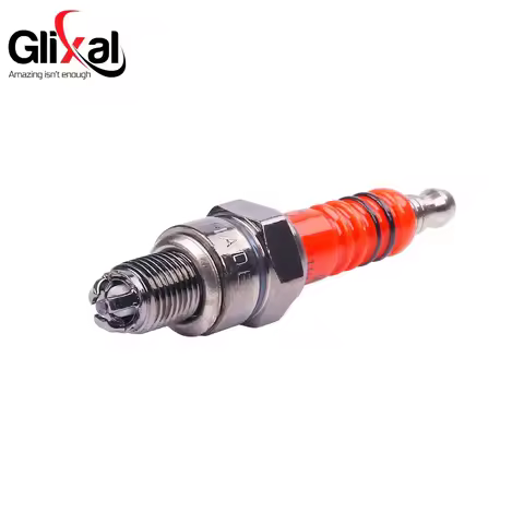 Glixal GY6 50cc 125cc 150cc A7TJC Spark Plug for Chinese Scooter Moped ATV Go-Kart Engine (2 pcs)