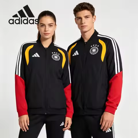 adidas Ripstop Woven Anorak Jacket Spring Multi Pocket Hiking Travel Light OuterwearKB4476 1PCS