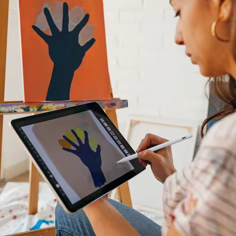 For Apple Pencil 1/2 Compatible Painting Stylus with Palm Rejection Tilt Sensitivity for iPad 2018-2