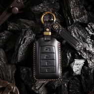 Retro Key Cover Suitable for Genesis Old Law Enesis Genesis Handmade Genuine Leather Buckle Shell Fa