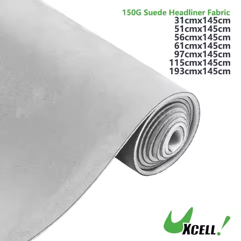 UXCELL 150G Suede Headliner Fabric 56x145cm 61x145cm 115x145cm 193x152cm Foam Back for Car Interior 