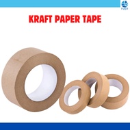 Kraft Paper Tape Brown paper Tape Kraft Matte WRITABLE Paper Tape Brown Paper Tape Gift Packaging